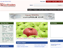 Tablet Screenshot of go4traders.com